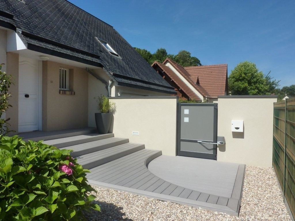 Terrasse composite - Saint Aubin Epinay